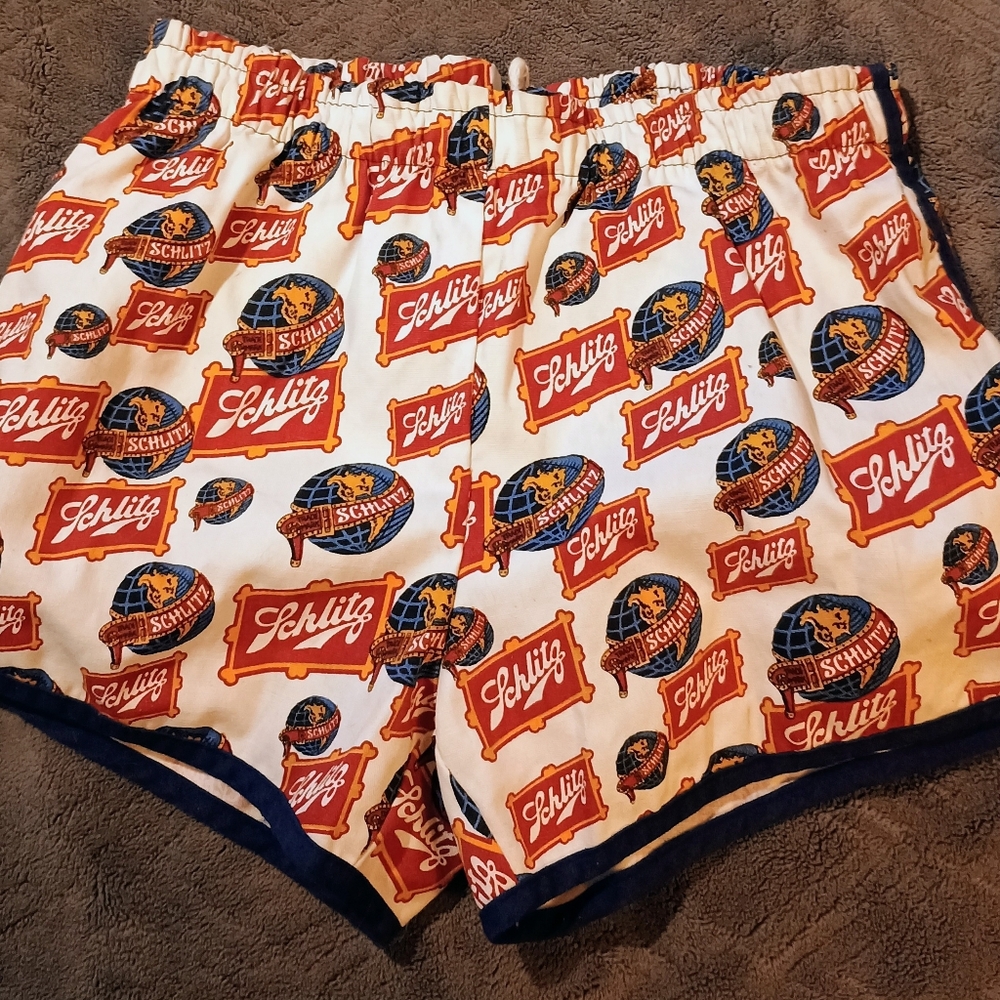 SCHLITZ BEER MEN'S SHORTS VINTAGE 70'S
